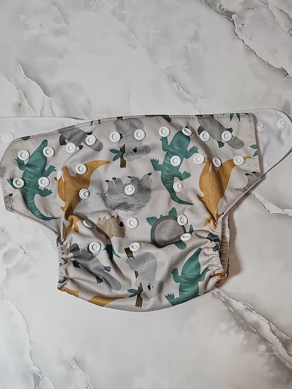 Reusable Pocket Cloth Diaper Adjustable Snaps